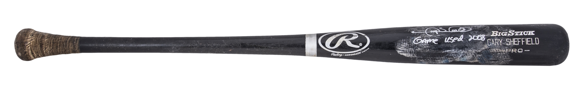 2008 Gary Sheffield Game Used & Signed Rawlings 170B Model Bat (PSA/DNA GU 10 & Beckett)
